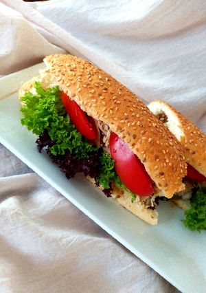 عکسی از دستور ساندویچ مرغ🌺
