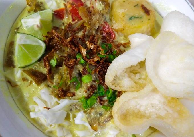 Soto Medan kuah santan Endeus (Vegan)