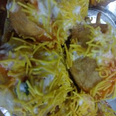 Sev puri A picture of Sev puri.