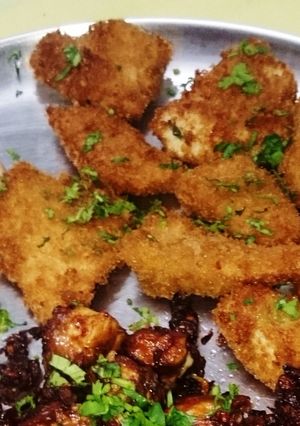 A picture of Chicken Pakoda / Nuggets.