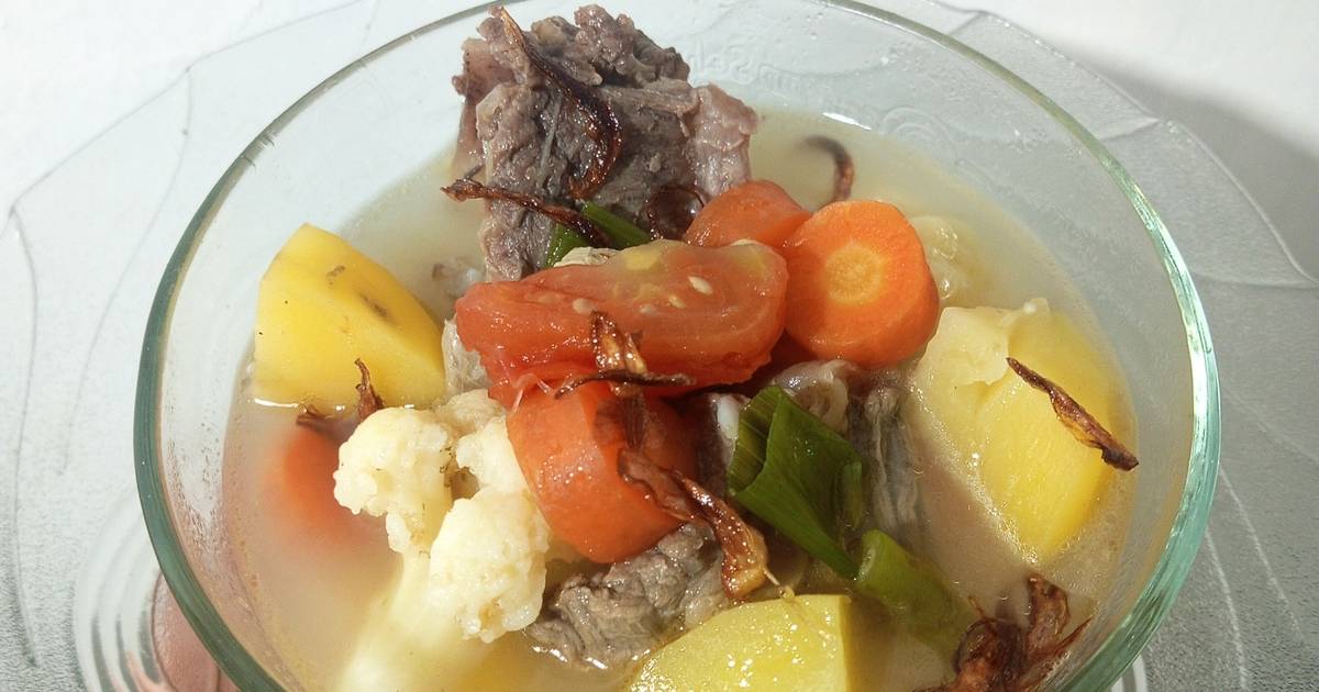 Resep Sop Tulang Iga Paling Mudah dan Enak