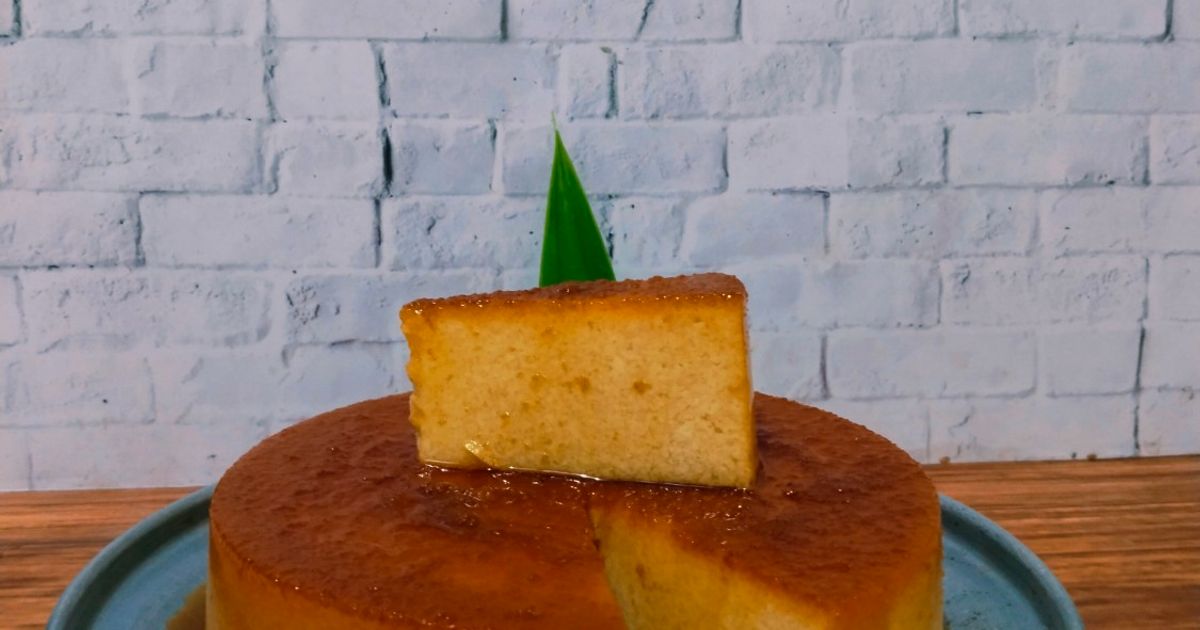 Puding Roti Tawar Karamel