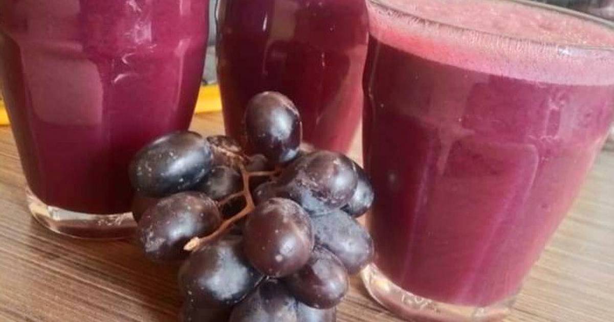 Black Grapes juice Recipe by Sneha Patel Cookpad