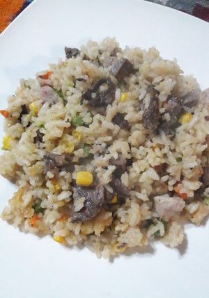 Una foto de Arroz mixto
