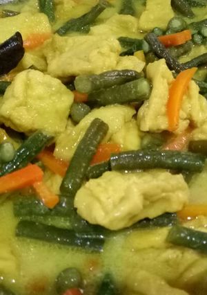 Foto resep Tumis kacang tahu susu #herlinwidodo