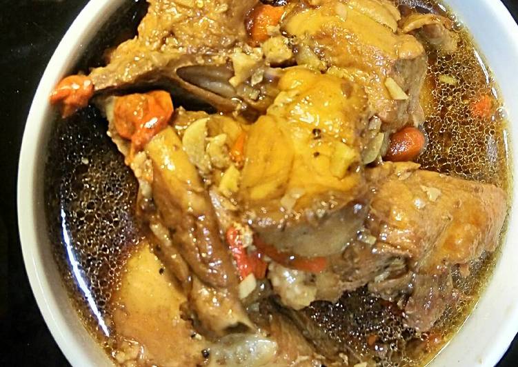 Step-by-Step Guide to Make Super Quick Homemade Rice wine ginger soy chicken