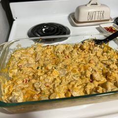 A picture of Keto Chicken Fajita Bake.