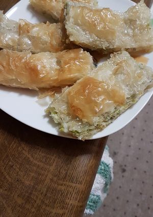 صورة لوصفة بقلاوه بالقشطة