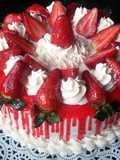 Torta de Frutillas con Chantilly estabilizada