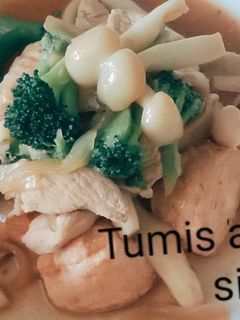 Foto resep Tumis ayam jamur simple