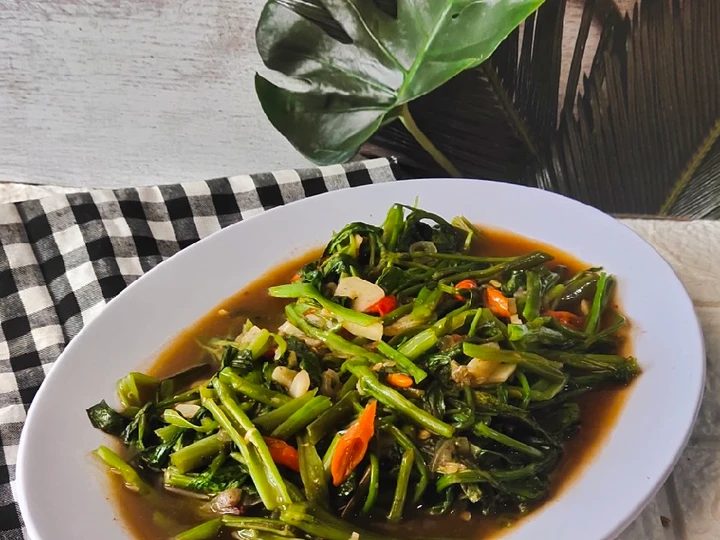 Langkah Mudah untuk Membikin Resep Cah Kangkung Saus Tiram yang Bikin Ngiler Anti Ribet, Bisa Manjain Lidah