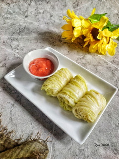 Foto resep Sawi Gulung Isi Ayam
