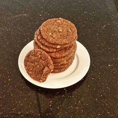 A picture of Milk Chocolate Toffee Cookies.