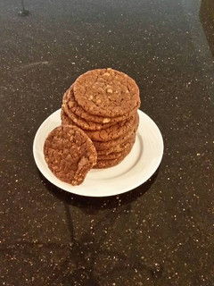 A picture of Milk Chocolate Toffee Cookies.