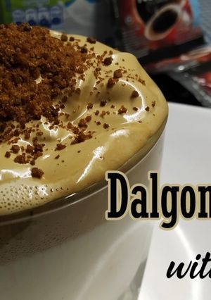 Foto resep Dalgona Coffee Versi Hot Milk tanpa mixer