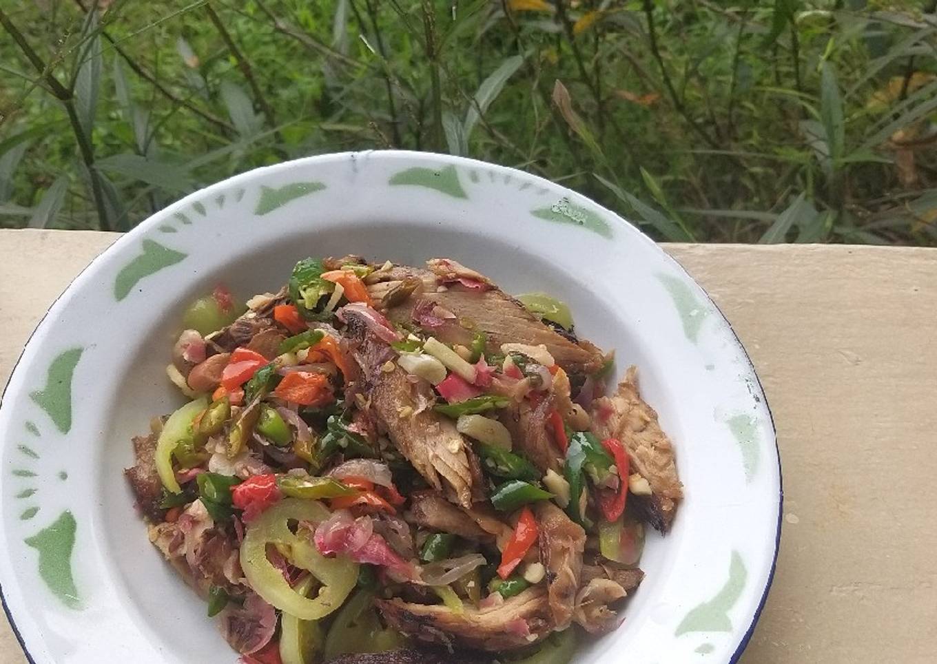 Tongkol cabe ijo kecombrang
