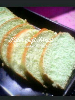 Foto resep Killer Soft Bread (Pandan)