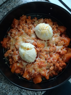 Una foto de Huevos gratinados