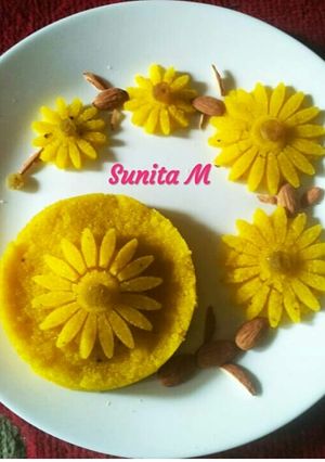 A picture of Rava kesari.