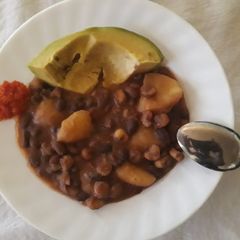 A picture of Githeri with Irish Potatoes Mix#authorsmarathon#.