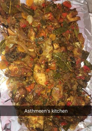 A picture of My style(Pepper chicken).