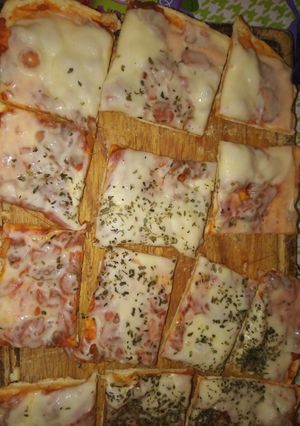 Una foto de Pizza