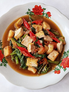 Foto resep Ca Kangkung Tahu Bumbu Terasi