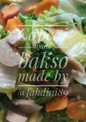Foto resep Capcai goreng ayam bakso