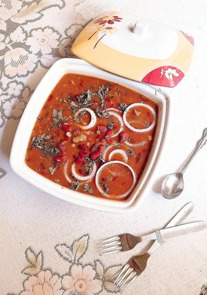 A picture of Punjabi Rajma Masala.