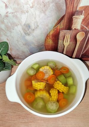 Foto resep Sayur Bening Oyong, Wortel & Jagung