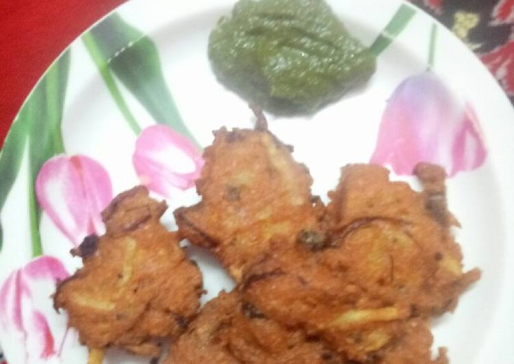 Simple Way to Make Homemade Potato onion pakoda