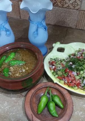 A picture of Dhaaba style Moong Masoor ki Daal.