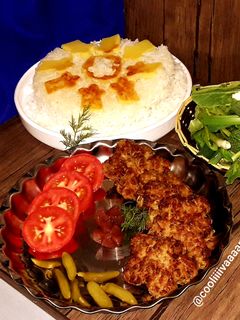 عکسی از دستور کباب شامی با آرد نخودچی