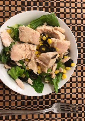 A picture of Tuna salad.