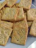 Galletas Crackers de sésamo