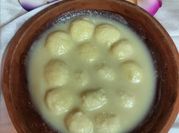 A picture of khoya ras malai