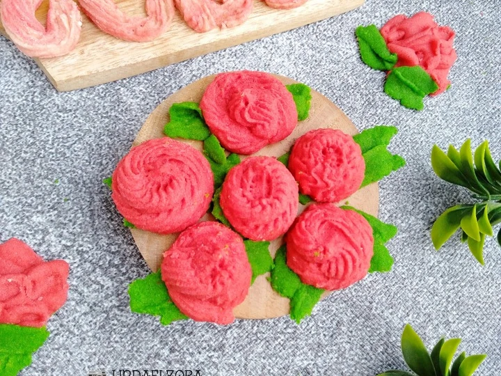 Langkah Mudah untuk Membuat Resep 103. Semprit Susu Red Velvet yang Lezat Anti Ribet, Lezat Sekali