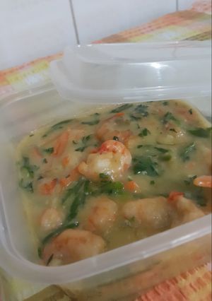 A picture of Coconut shrimp sauce.