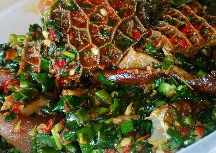 The Best Ever Fresh okro and ugu soup