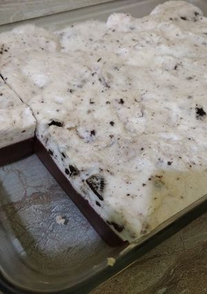 Foto resep Puding lapis busa cokelat-oreo