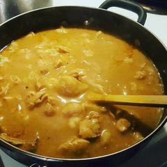 A picture of Homemade Chicken and Dumplings.