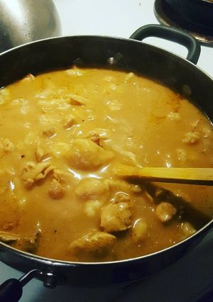 A picture of Homemade Chicken and Dumplings.