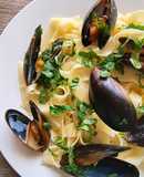 Fettuccini con choritos