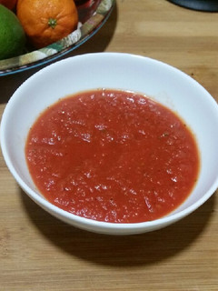 Una foto de Salsa de tomate con curry