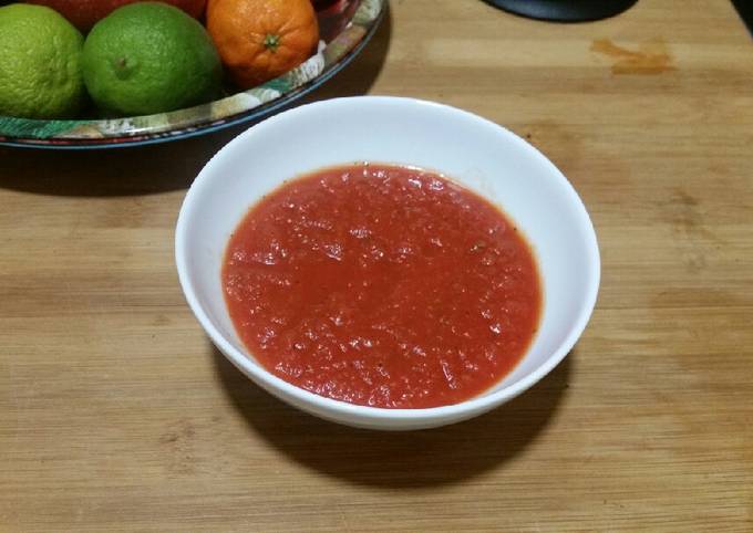 Foto principal de Salsa de tomate con curry