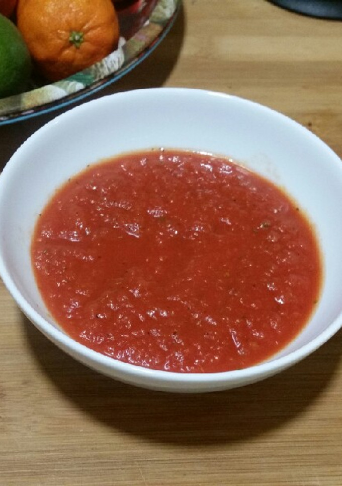 Una foto de Salsa de tomate con curry