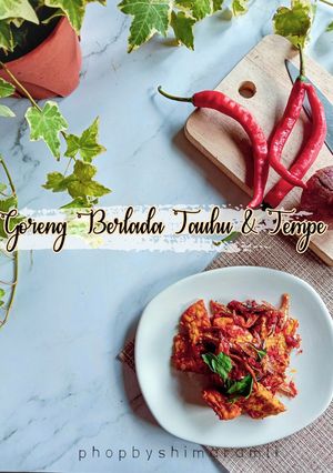 Gambar Goreng berlada tauhu dan tempe