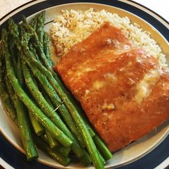A picture of Oven Poached Salmon.
