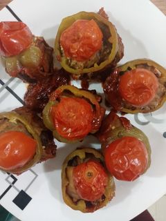 عکسی از دستور بادمجان بقچه ای🍆