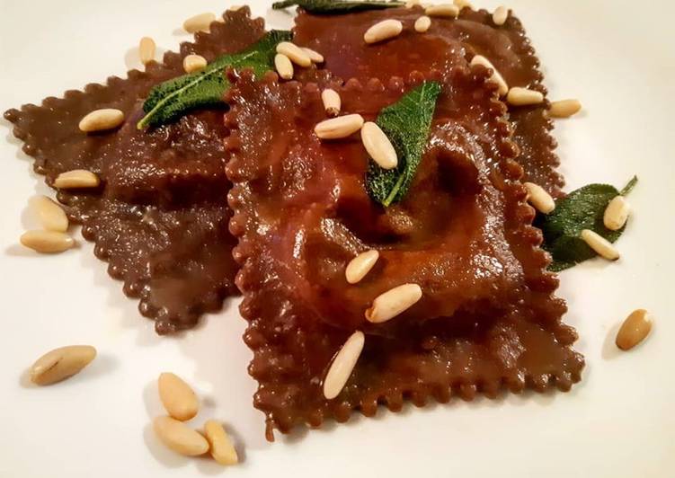 Ravioli al cacao